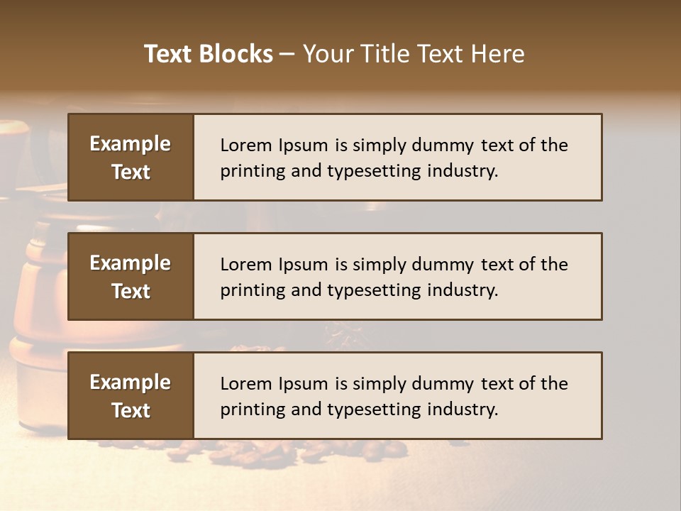 Coffee Pot Cooking Coffeepot PowerPoint Template