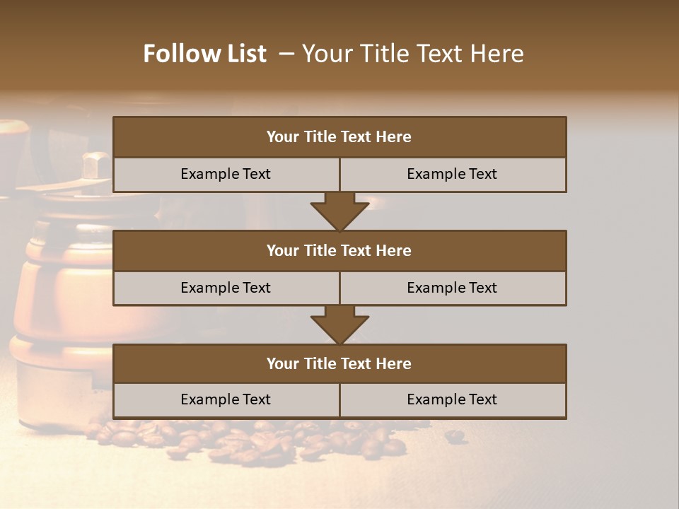Coffee Pot Cooking Coffeepot PowerPoint Template