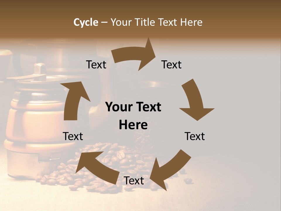 Coffee Pot Cooking Coffeepot PowerPoint Template