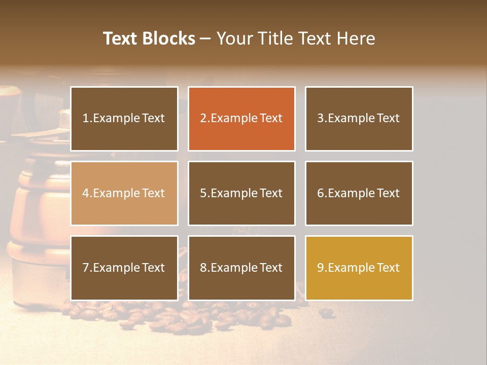 Coffee Pot Cooking Coffeepot PowerPoint Template