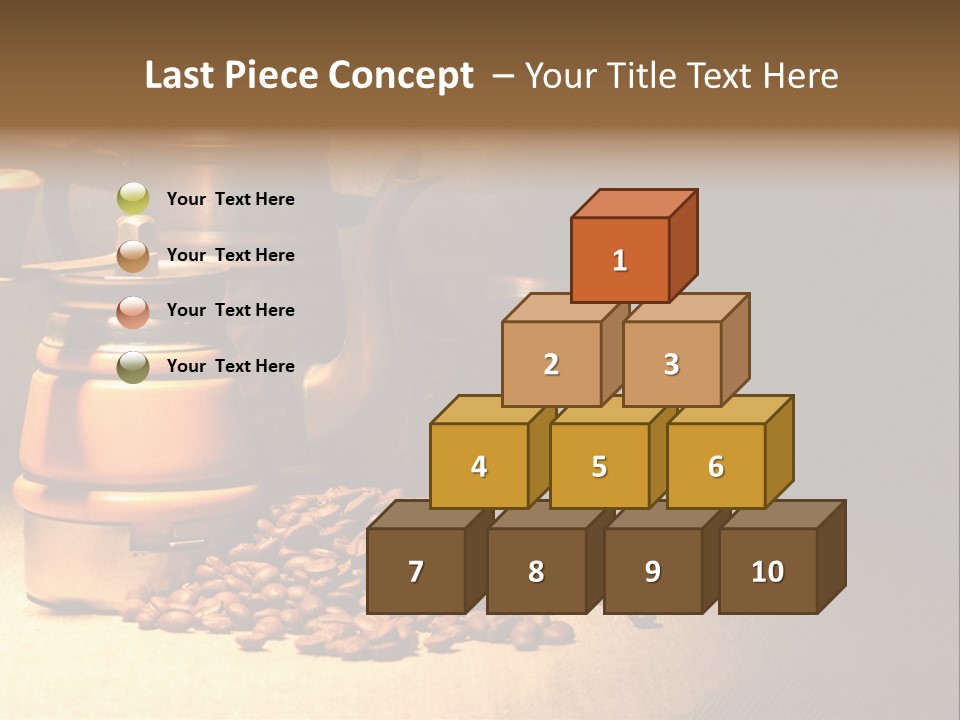 Coffee Pot Cooking Coffeepot PowerPoint Template