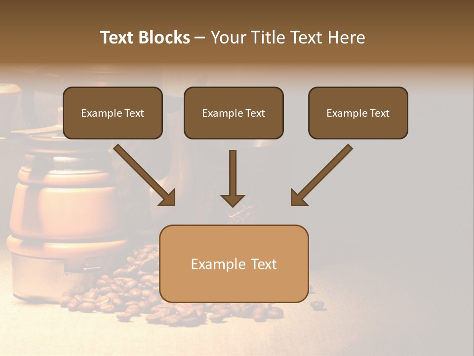 Coffee Pot Cooking Coffeepot PowerPoint Template