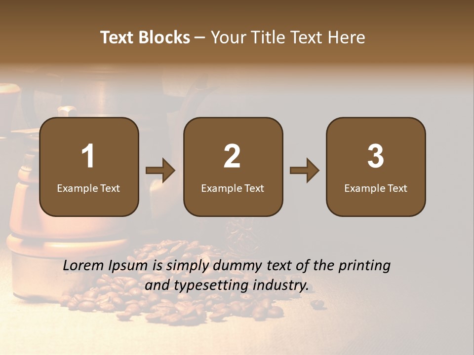 Coffee Pot Cooking Coffeepot PowerPoint Template