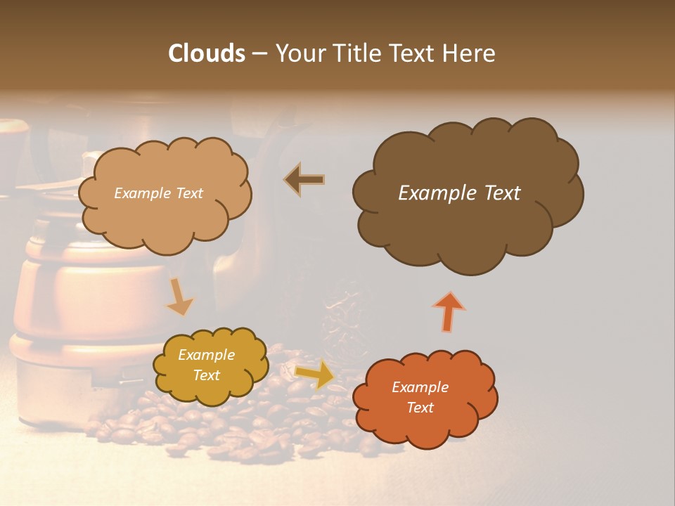 Coffee Pot Cooking Coffeepot PowerPoint Template