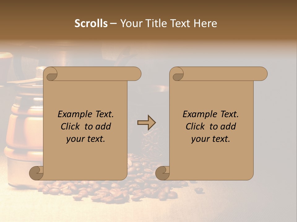 Coffee Pot Cooking Coffeepot PowerPoint Template