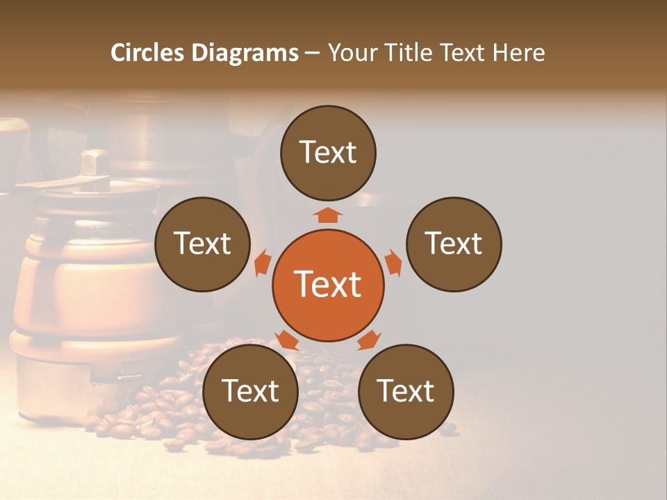 Coffee Pot Cooking Coffeepot PowerPoint Template