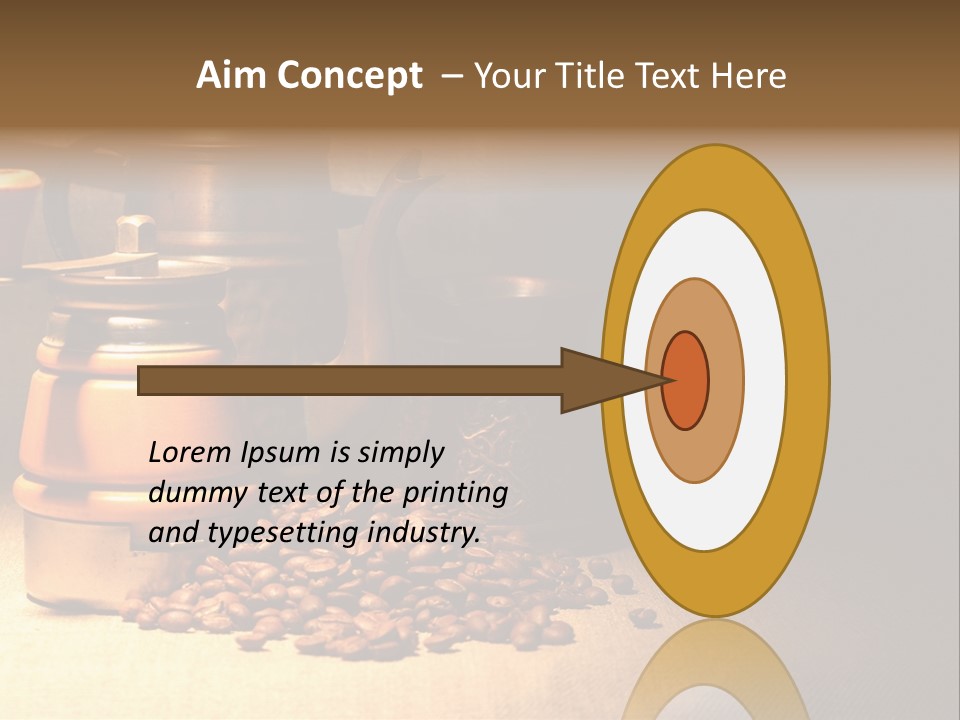 Coffee Pot Cooking Coffeepot PowerPoint Template