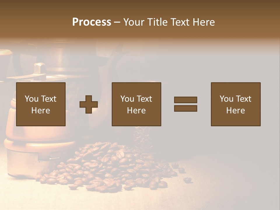 Coffee Pot Cooking Coffeepot PowerPoint Template