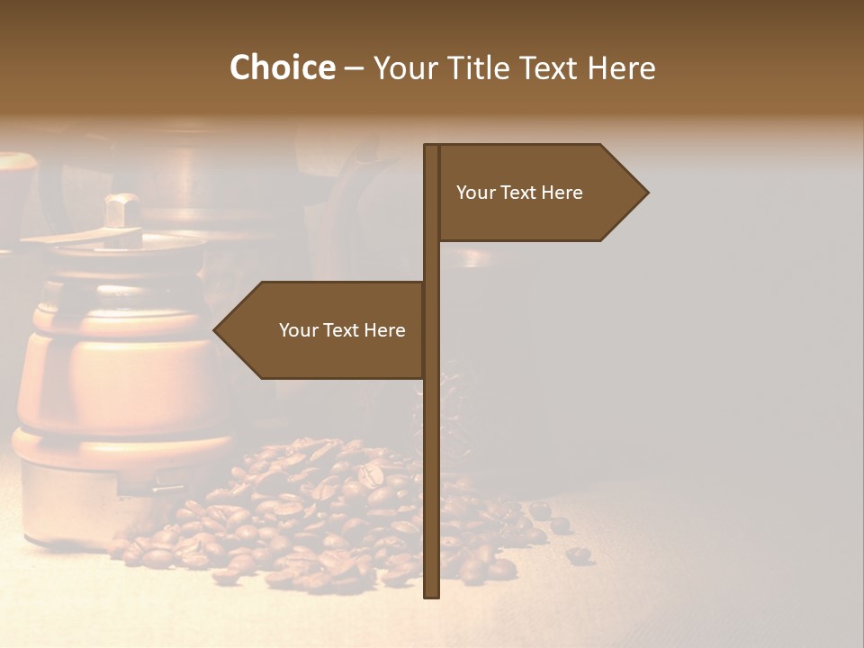 Coffee Pot Cooking Coffeepot PowerPoint Template