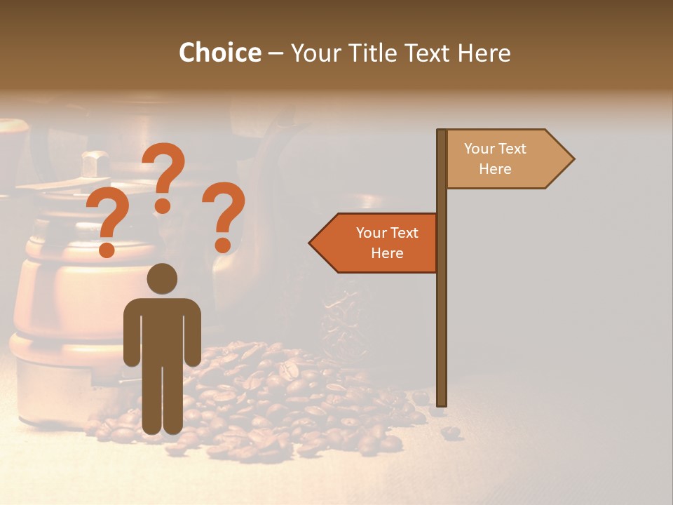 Coffee Pot Cooking Coffeepot PowerPoint Template