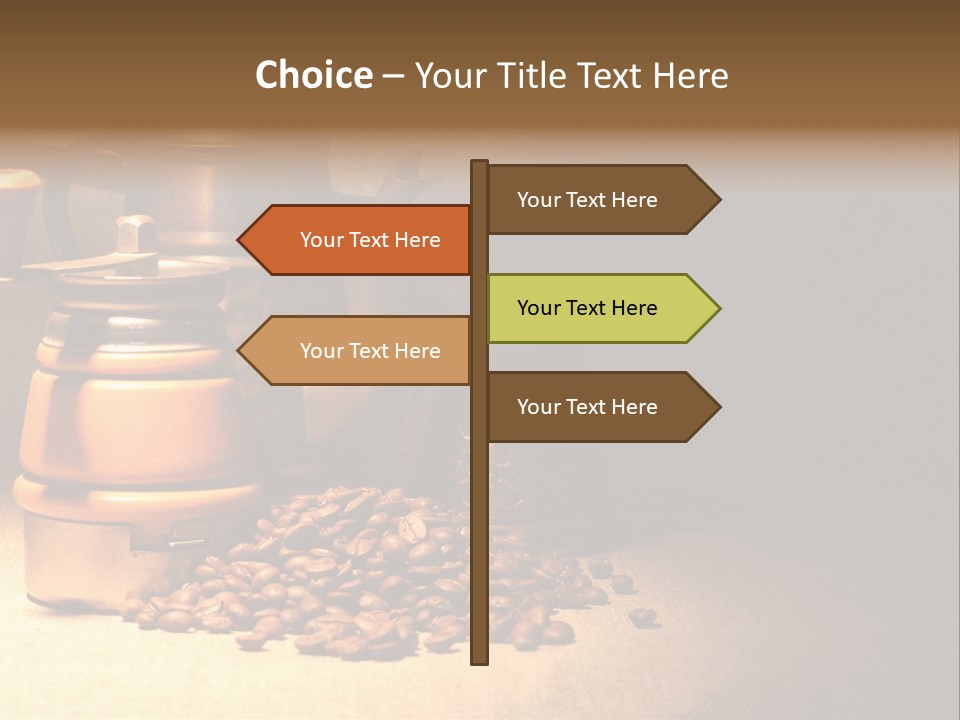 Coffee Pot Cooking Coffeepot PowerPoint Template