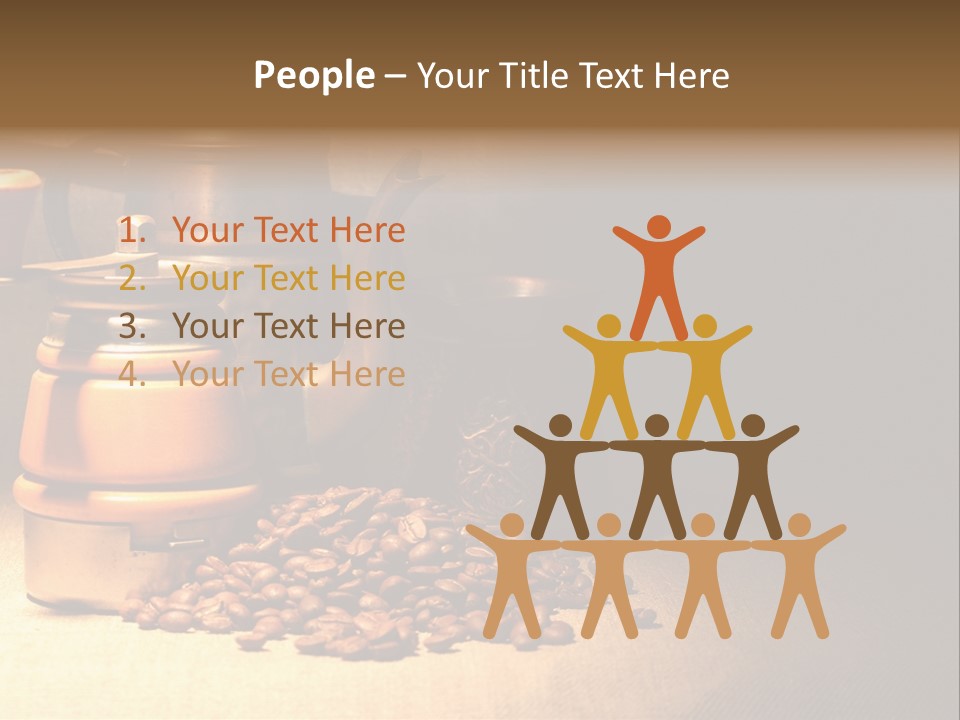 Coffee Pot Cooking Coffeepot PowerPoint Template