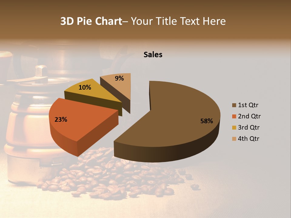 Coffee Pot Cooking Coffeepot PowerPoint Template