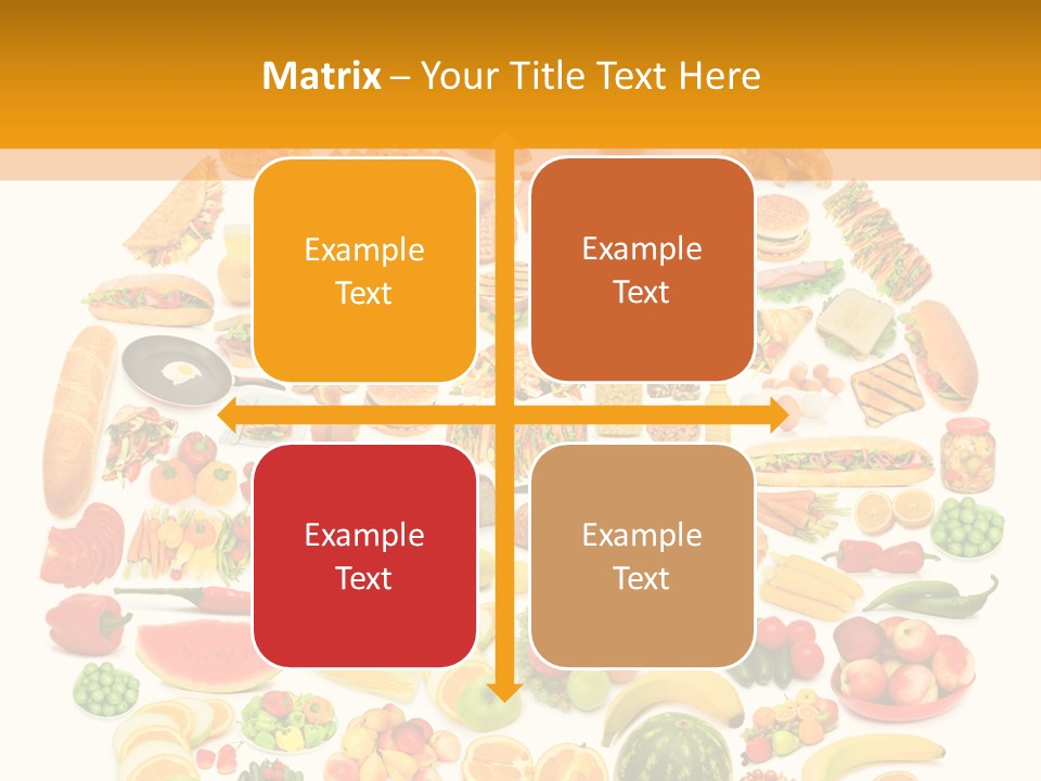 Oil Nutrition White PowerPoint Template