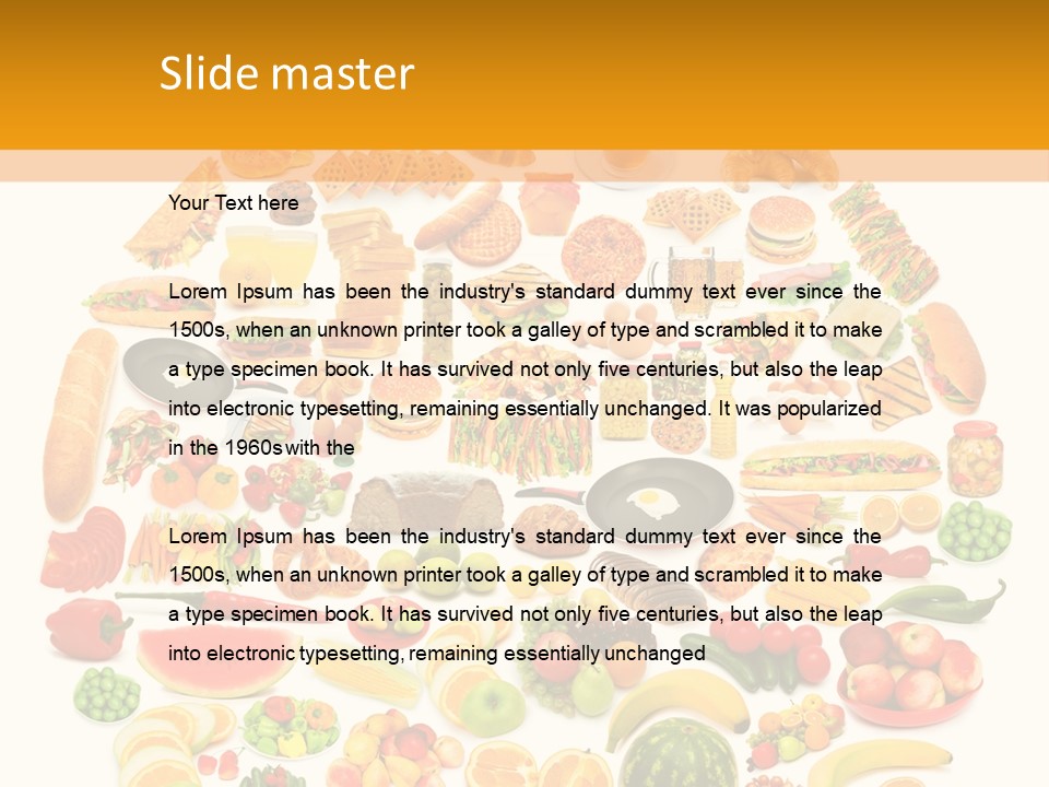 Oil Nutrition White PowerPoint Template