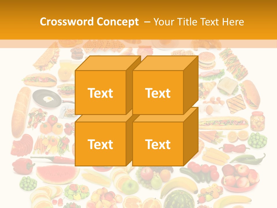 Oil Nutrition White PowerPoint Template
