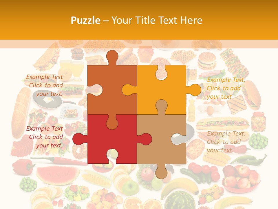 Oil Nutrition White PowerPoint Template