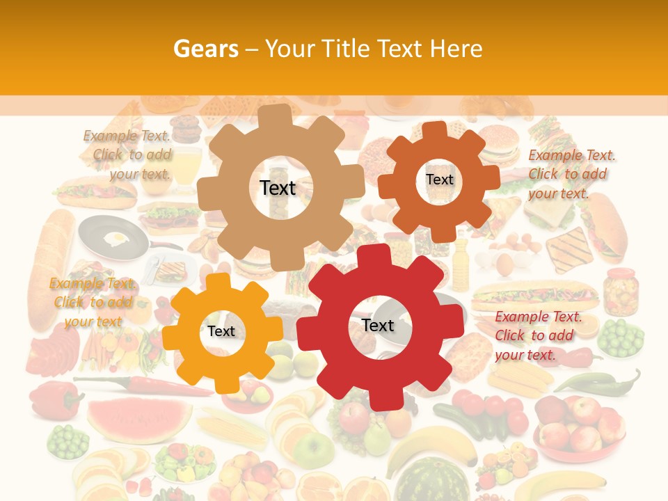 Oil Nutrition White PowerPoint Template