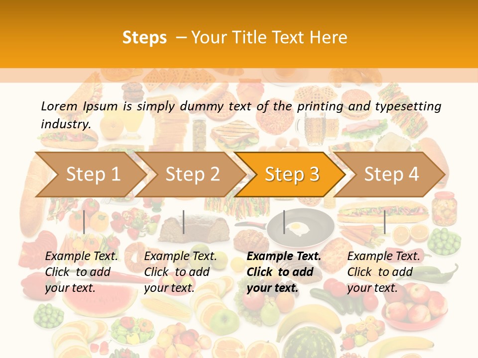 Oil Nutrition White PowerPoint Template