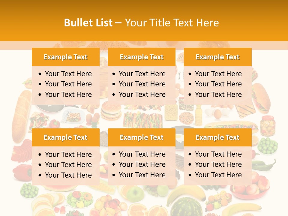 Oil Nutrition White PowerPoint Template