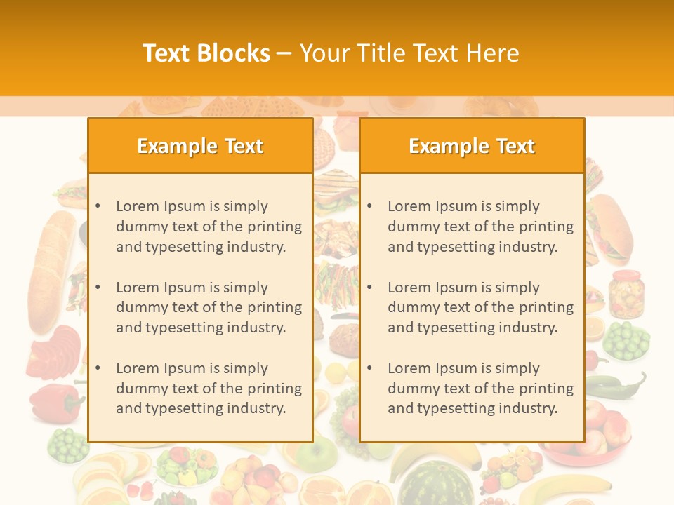 Oil Nutrition White PowerPoint Template