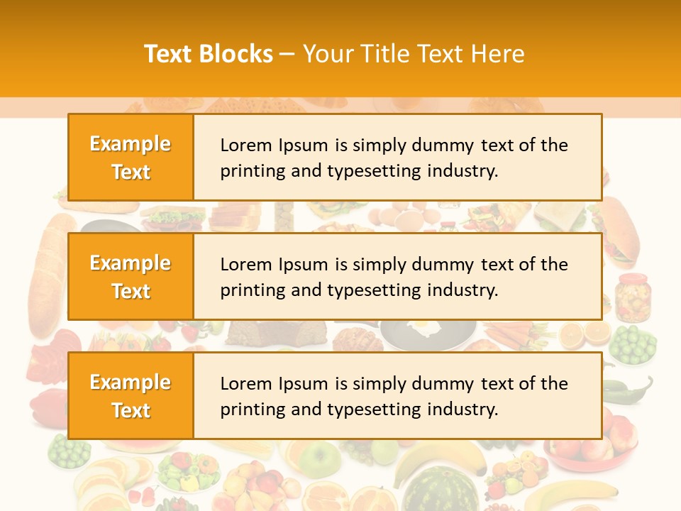 Oil Nutrition White PowerPoint Template