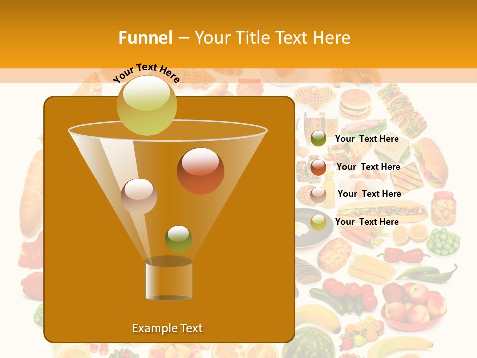 Oil Nutrition White PowerPoint Template