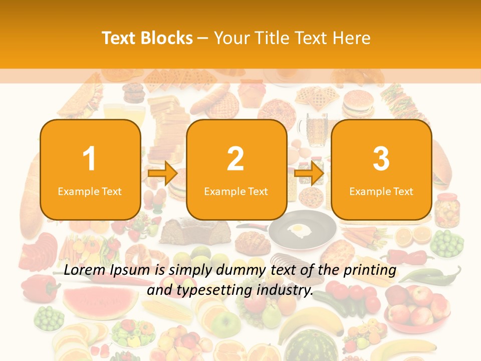 Oil Nutrition White PowerPoint Template