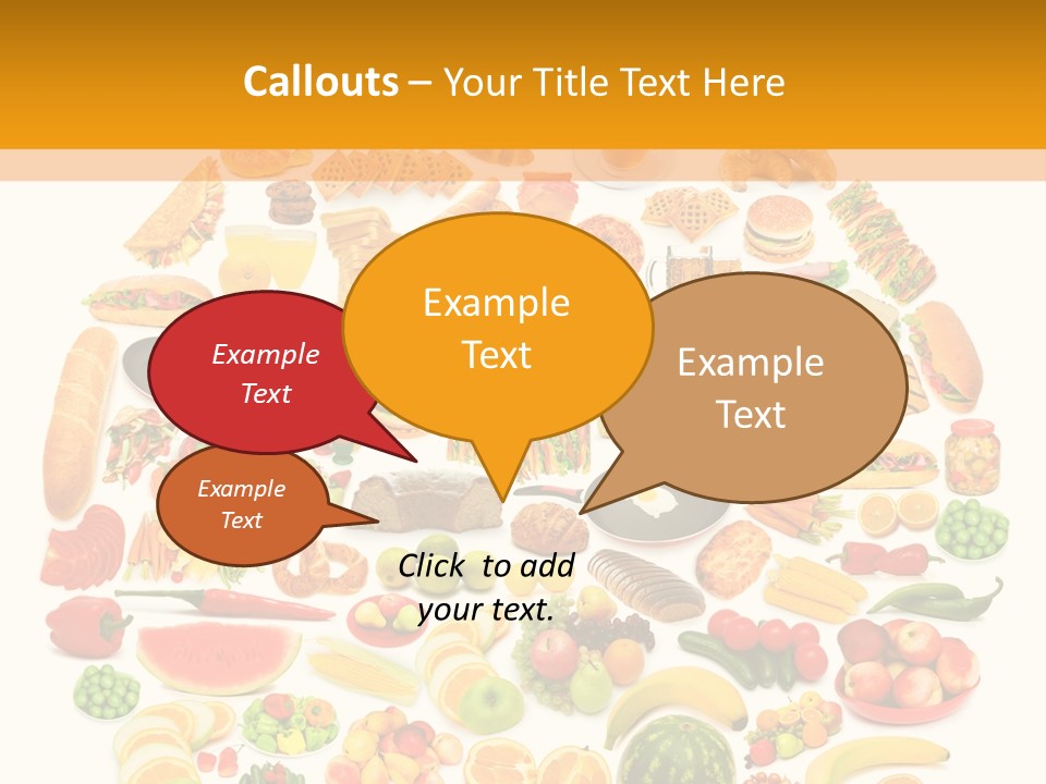 Oil Nutrition White PowerPoint Template
