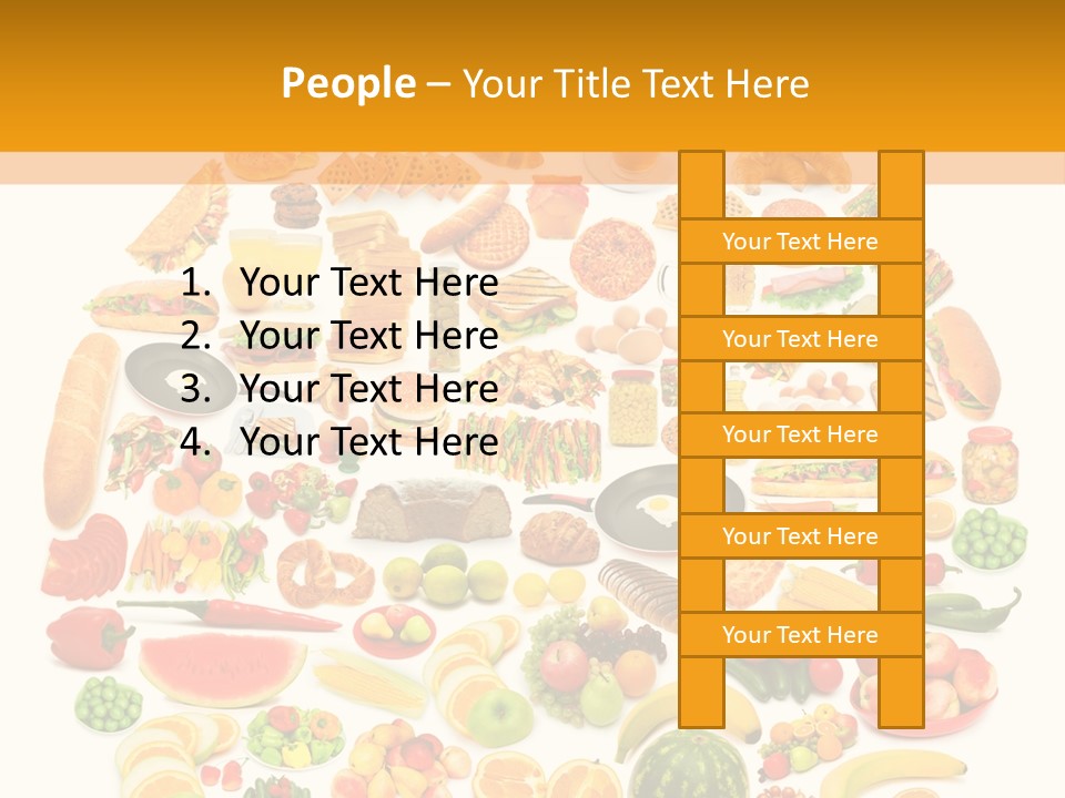 Oil Nutrition White PowerPoint Template