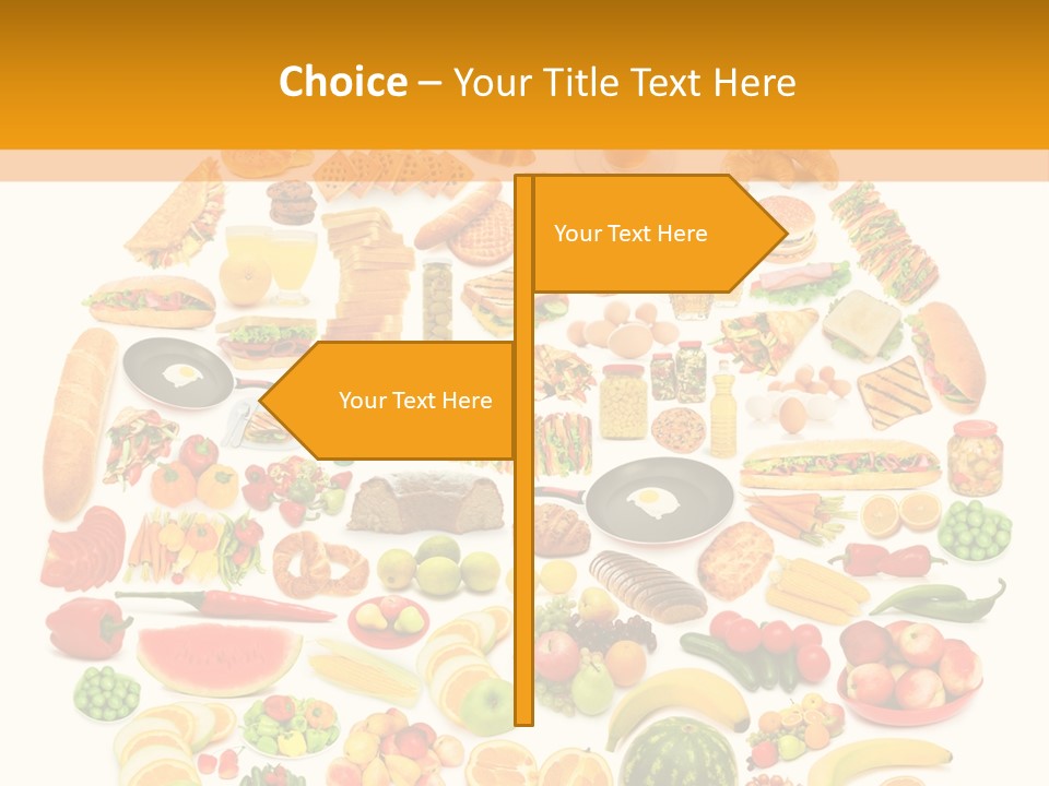 Oil Nutrition White PowerPoint Template