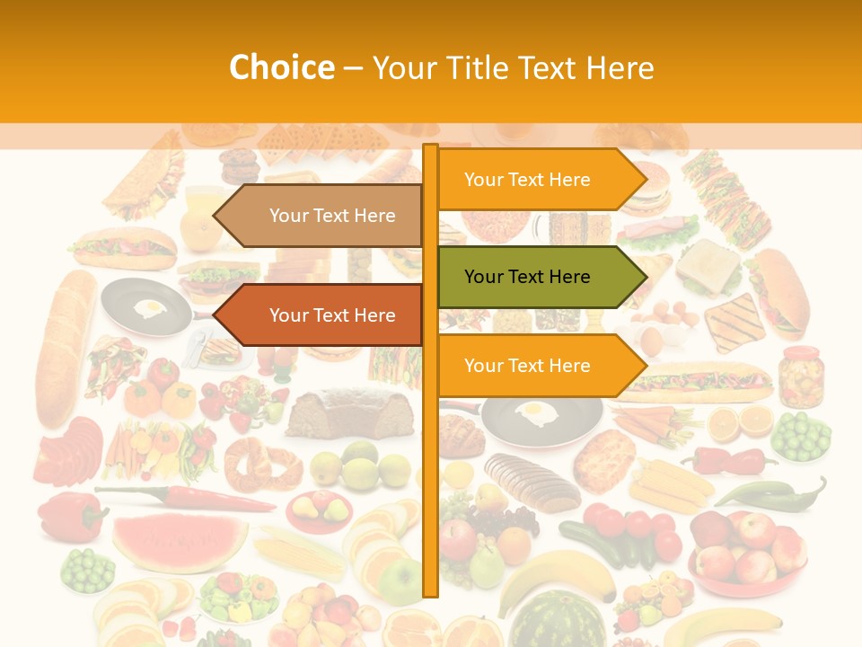 Oil Nutrition White PowerPoint Template