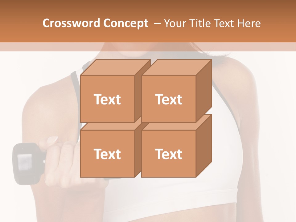 Smile Power Figure PowerPoint Template