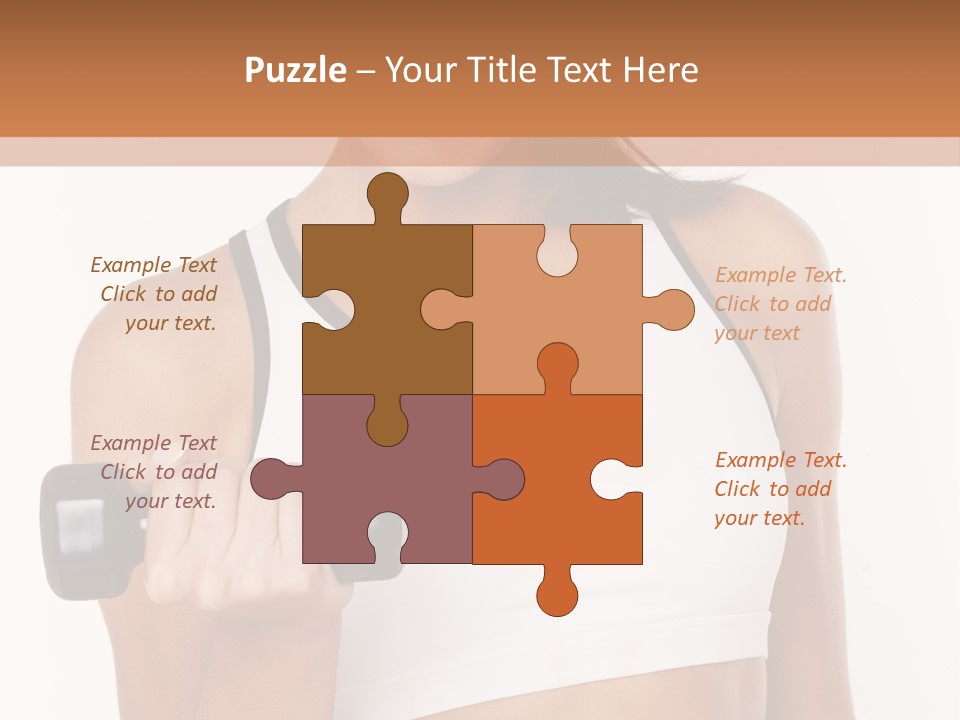 Smile Power Figure PowerPoint Template