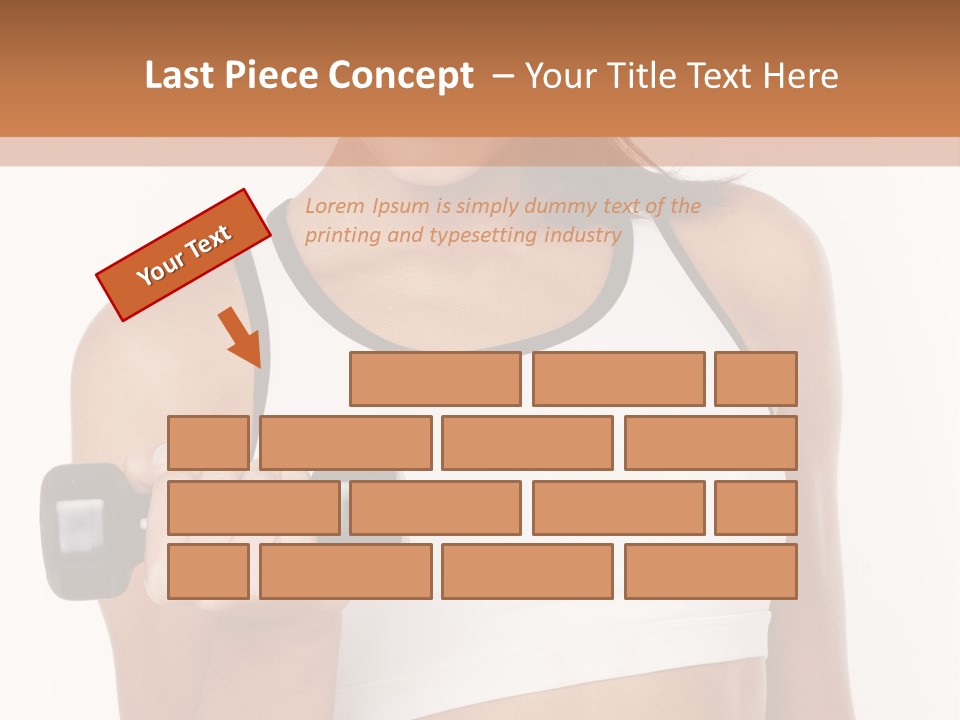 Smile Power Figure PowerPoint Template