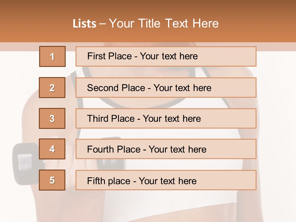 Smile Power Figure PowerPoint Template