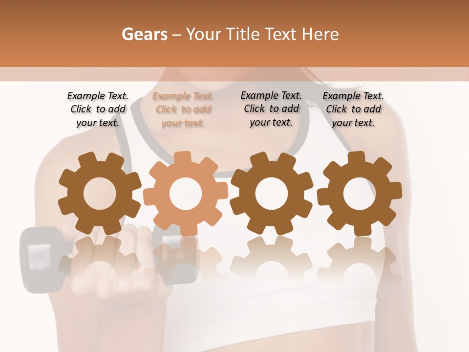 Smile Power Figure PowerPoint Template