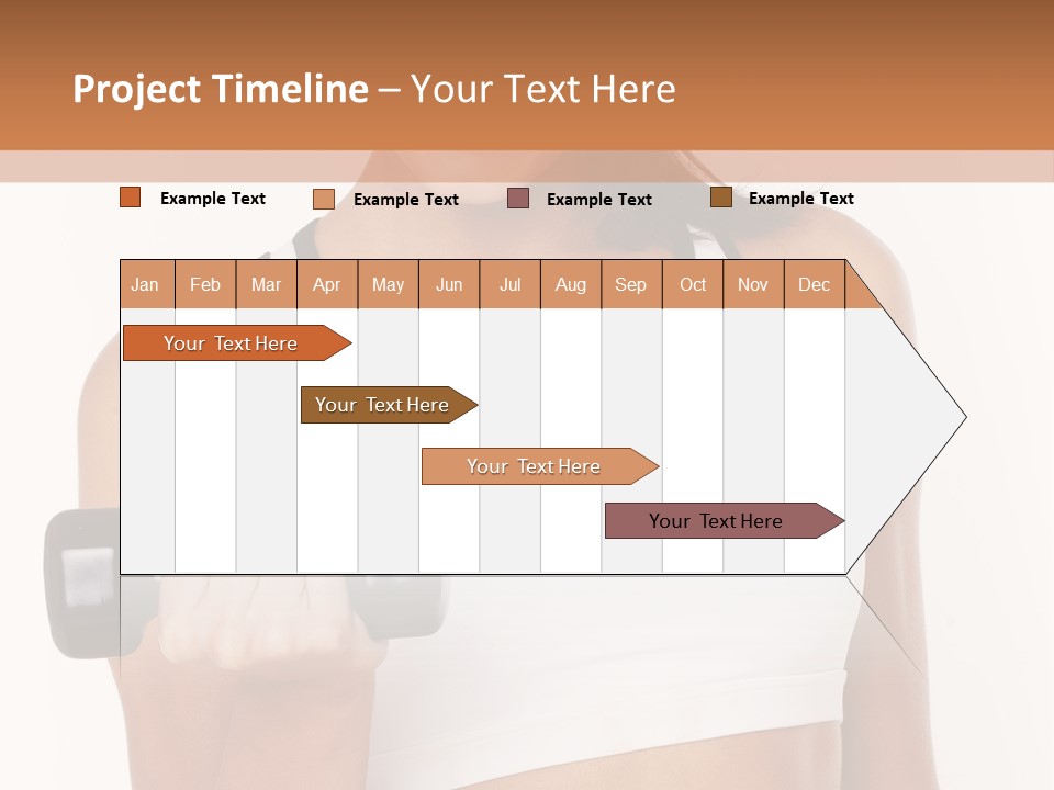 Smile Power Figure PowerPoint Template