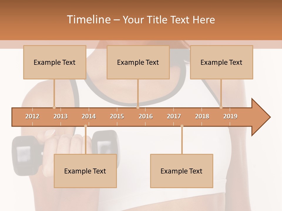 Smile Power Figure PowerPoint Template
