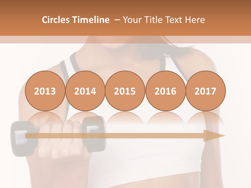 Smile Power Figure PowerPoint Template