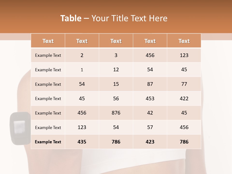 Smile Power Figure PowerPoint Template