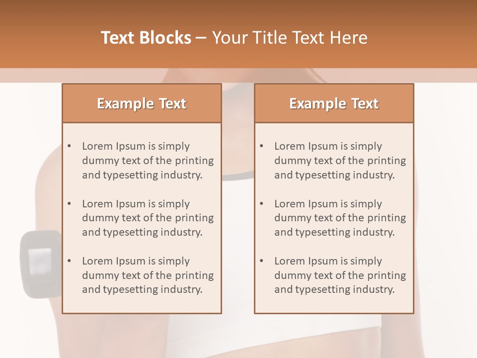 Smile Power Figure PowerPoint Template