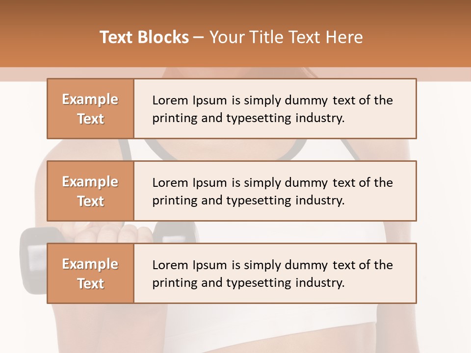 Smile Power Figure PowerPoint Template