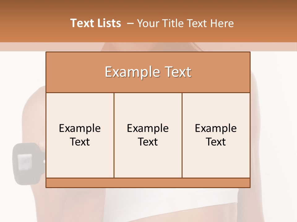 Smile Power Figure PowerPoint Template