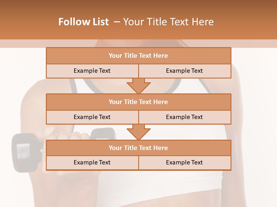 Smile Power Figure PowerPoint Template