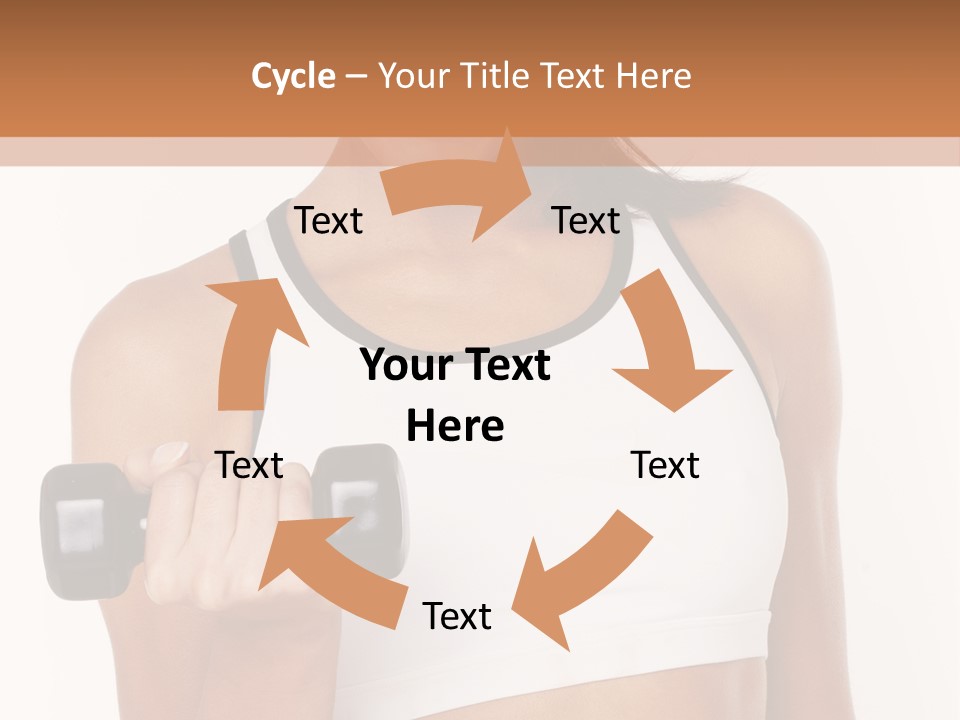 Smile Power Figure PowerPoint Template
