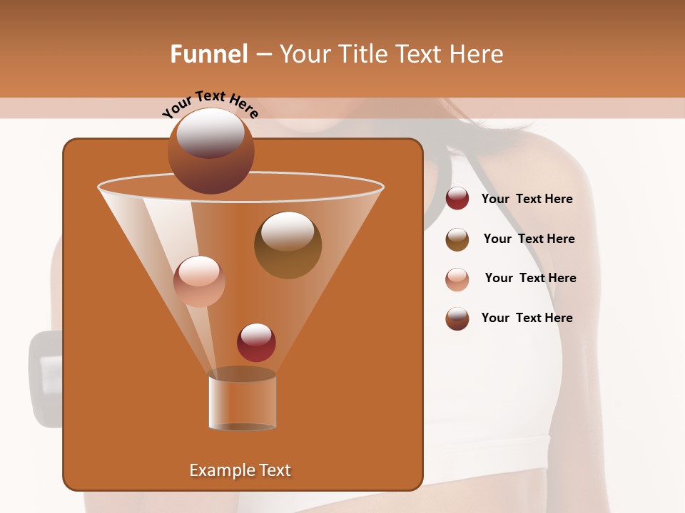 Smile Power Figure PowerPoint Template