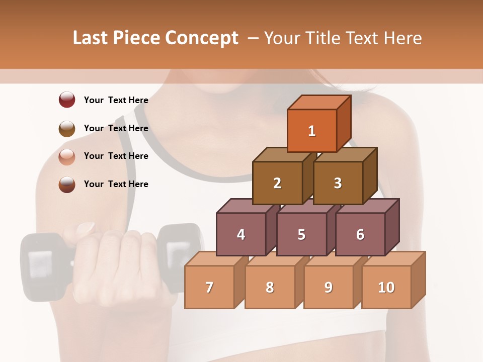 Smile Power Figure PowerPoint Template