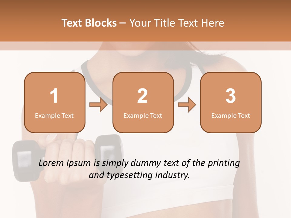 Smile Power Figure PowerPoint Template