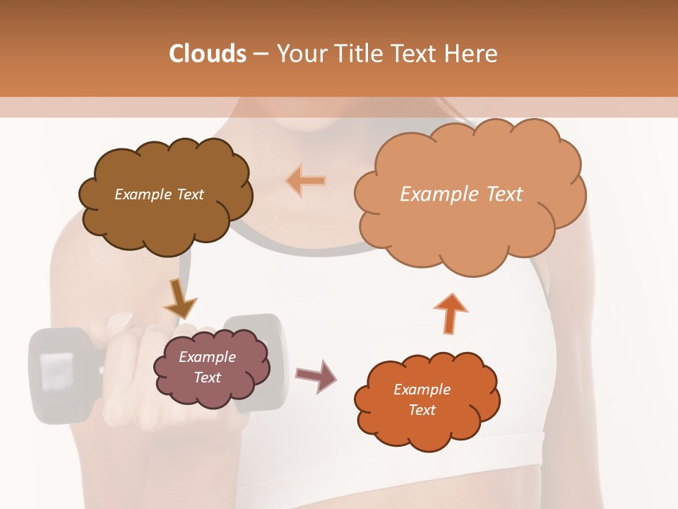 Smile Power Figure PowerPoint Template
